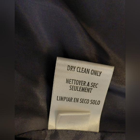 Casual Corner Purple Sleeveless Belted Sheath Dress Size 12 Lined Career Slit - Picture 11 of 14